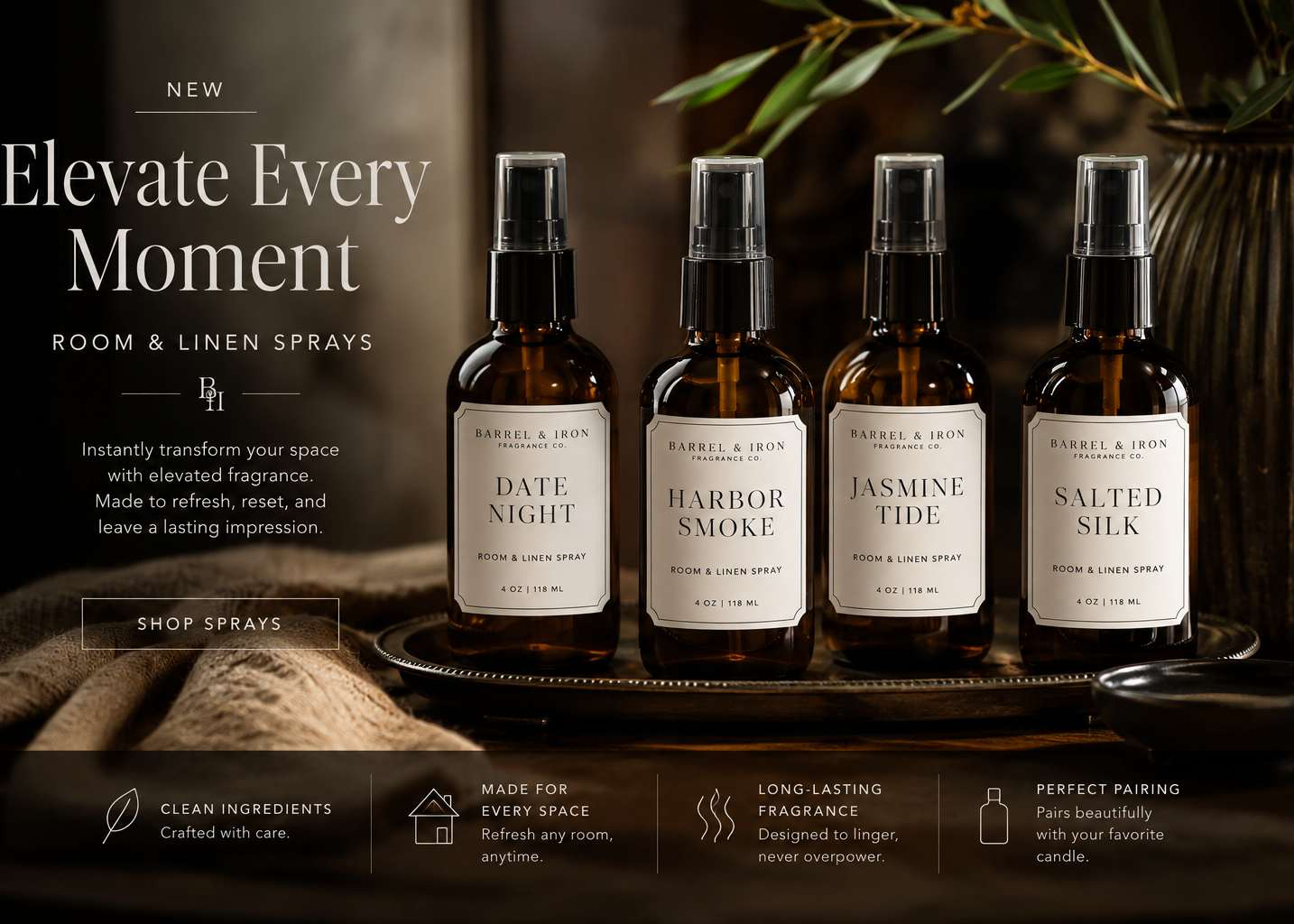 Home Fragrance - Linen & Room Spray